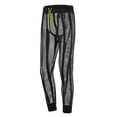 thumbnail image 3 of TANBOM Men's Polyester Mesh Long Pants Sexy Sheer Adjustable Drawstring Breathable Stylish Black M, 3 of 6