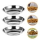 thumbnail image 2 of 3 piezas de acero inoxidable gato tazón para perros alimentos de metal y plato de agua recipiente de alimentos para perro tazón, 2 of 5