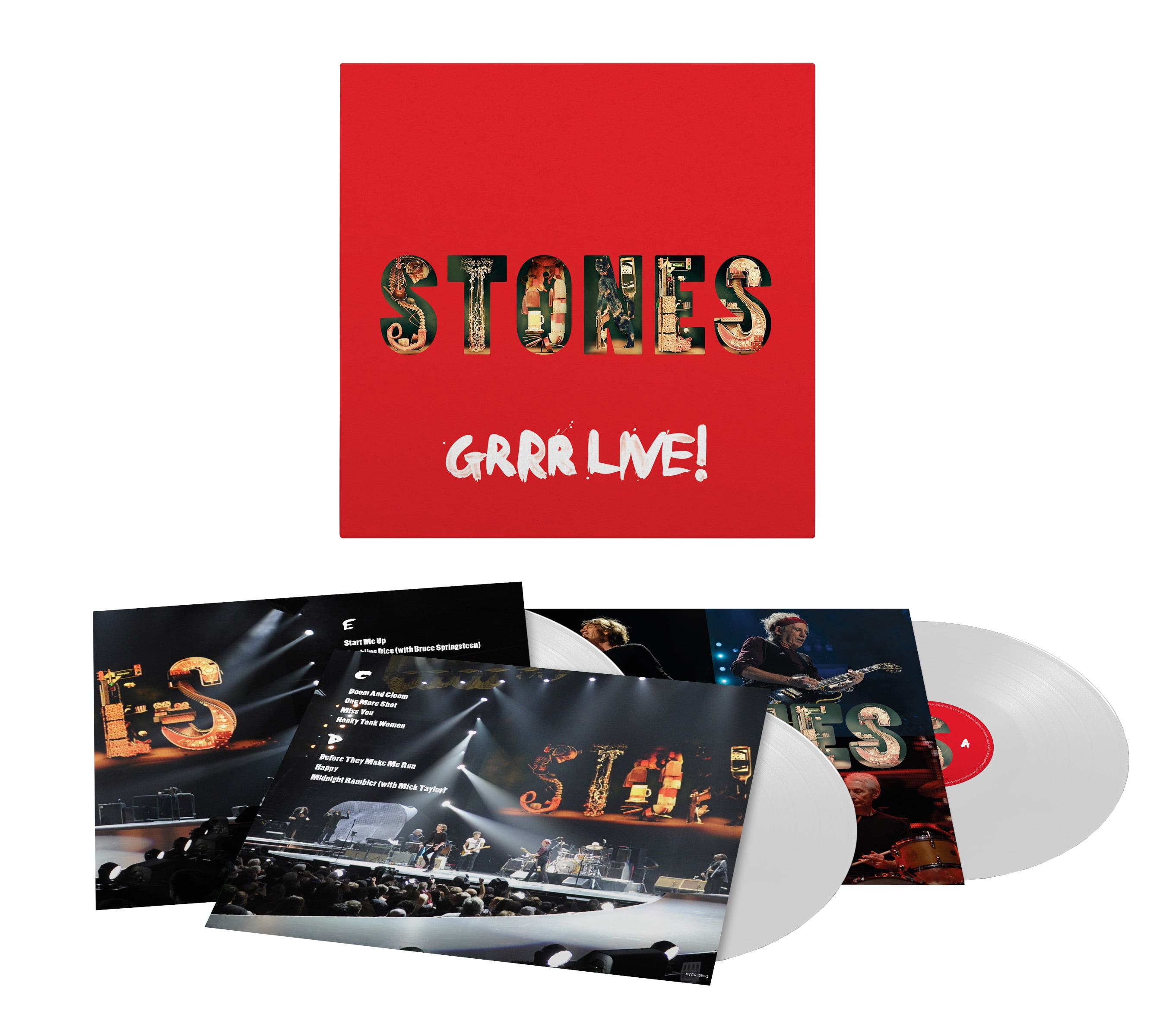The Rolling Stones - GRRR Live! (Limited Edition, 180 Gram White Colored Vinyl) (3 Lp's) - Vinyl