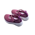 thumbnail image 5 of HTHLVMD Mesh Fly Woven Sneakers, Kids Mesh Fly Woven Sports Sneakers Unisex Boys Girls Breathable Hook Loop Running Shoes Summer Lightweight Casual Athletic Walking Trainers, Purple 8C, 5 of 5