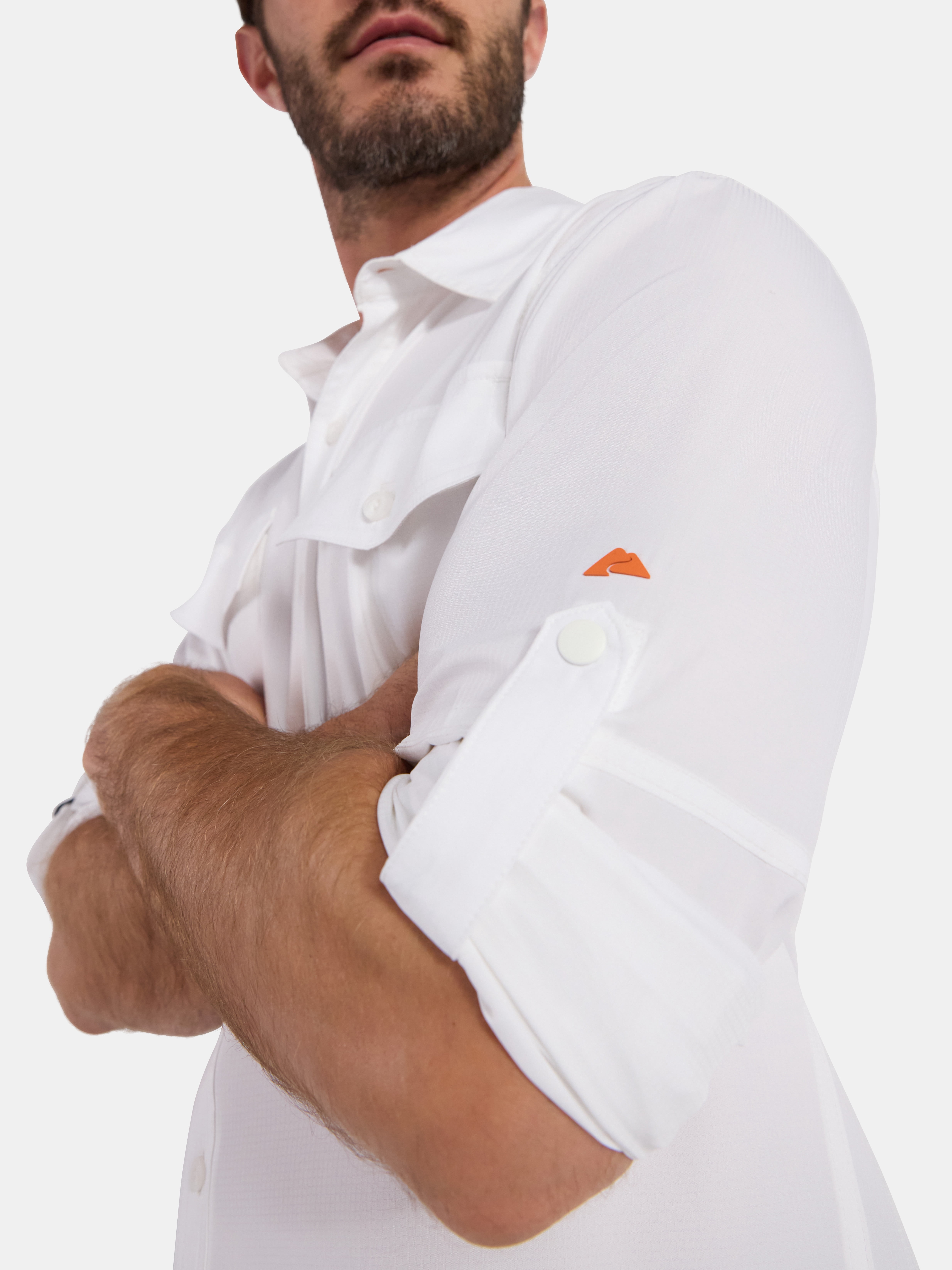 Ozark Trail Men's and Big Men's Upstream Shirt with Long Sleeves, Sizes S-3XL