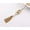 Beige, variant on Fashion Abalone Tortoise Shell Gold Metal Tassel Pendant Long Necklace for Women