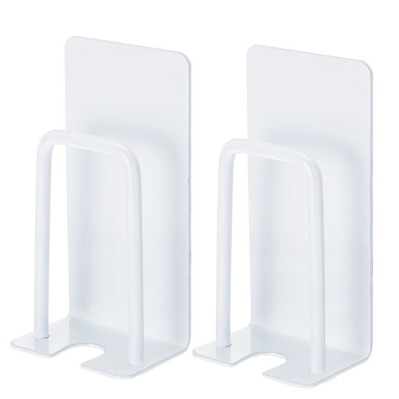 OATIPHO Toothbrush Rack, White 304 Stainless Steel, No Drill, Wall Mounted Bathroom Storage 2Pcs