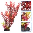 thumbnail image 4 of Miangastore Aquarium Fish Tank Plastic Plants Assorted Color 2Pcs 11x3.9in, 4 of 8
