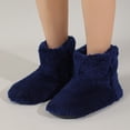 thumbnail image 4 of Boots Women Plush Boots for Women Platform Shoes Woman Keep Warm Women Shoes Soft Flat Winter Boots Botas Mujer (Long Beige,42-43), 4 of 7