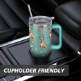 thumbnail image 7 of Gift for Dog Lovers Cute Dog Tumbler for Women - 40oz Dog Tumblers with Handle Straw and Lid Tumbler Cup Travel Coffee Mug, 7 of 7