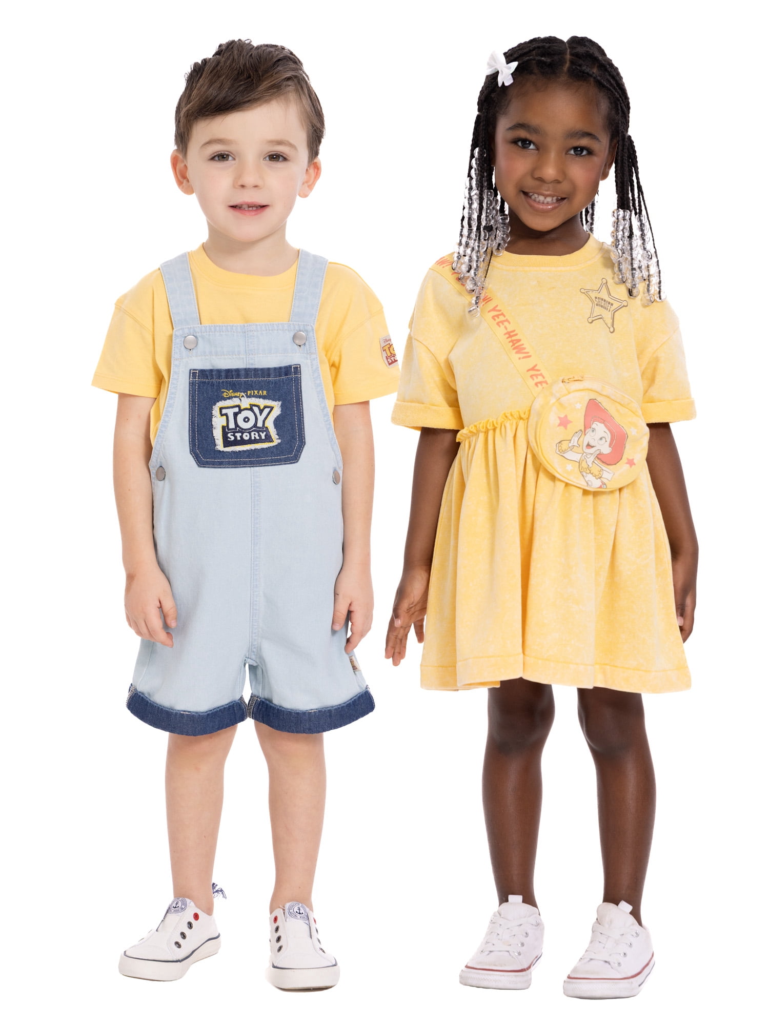 Toy Story Toddler Boys Shortall and Short Sleeve Tee Set, 2-Piece, Sizes 12M-5T