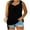 Tank Tops for Women Plus Size-Black, variant on Homenesgenics Tank Tops for Women Plus Size Women's Fashion Solid Color Sleeveless V-Neck Tank Tops Green XXL