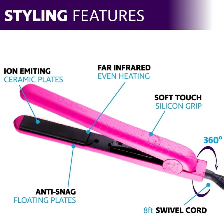 Chi pink leopard 2025 flat iron reviews