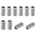 thumbnail image 1 of PATIKIL Adaptateurs de Filetage Manchon Écrou Réducteur, 10 Pcs M10x1.5 Mâle à M8x1.25 Femelle Écrou de Réparation Vis Réducteur Fixation en Acier Inoxydable 20mm, 1 of 7