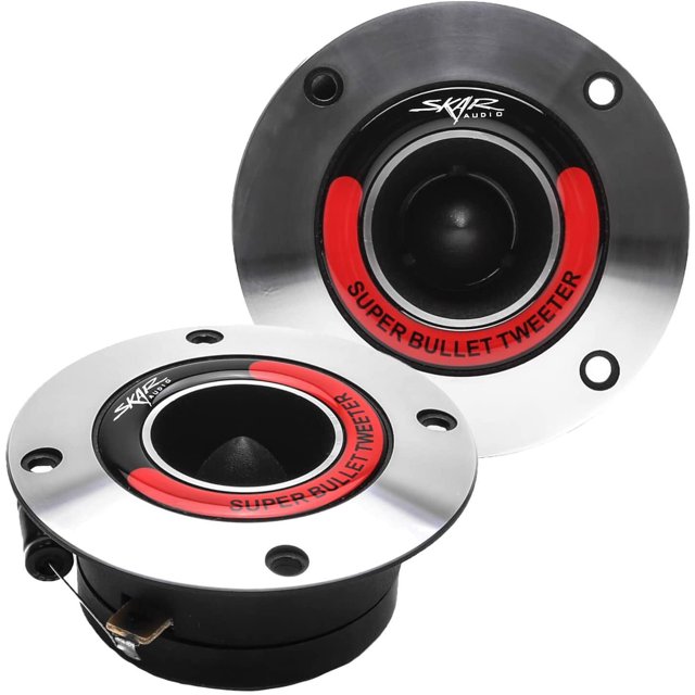 Skar Audio VX175-ST 1.75-Inch 400 Watt High Compression Aluminum Bullet Tweeters - Pair