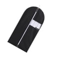 thumbnail image 4 of Cateissary Colgando ropa, ropa, traje, abrigo, funda antipolvo, bolsa de almacenamiento para el hogar, estuche organizador, armario, ropa colgante Cubiertas para muebles de jardín Negro L Cateissary HA005487-05, 4 of 6