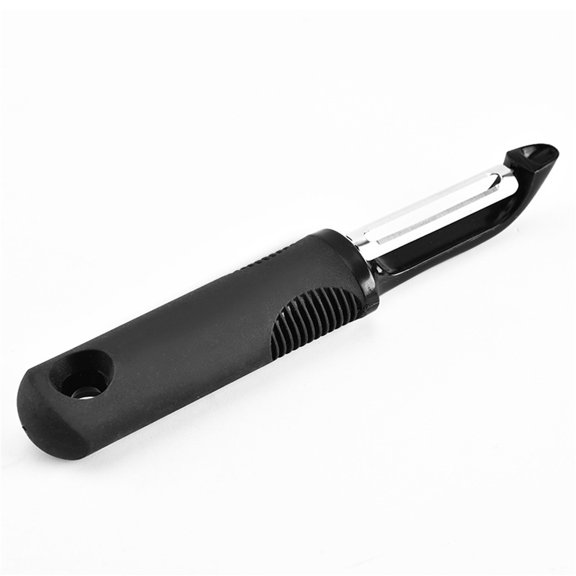 OAVQHLG3B Vegetable Peelers,Potato Peeler - Non-Slip Grip Black Handle - Sharp Stainless Steel Blades With Safe Rotary Cutters - Kitchen Gadgets