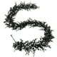thumbnail image 2 of Decoraciones de Halloween Guirnalda de hojas negras de Halloween Guirnalda floral de Halloween Guirnalda de flores negras Decoración de ratán de plástico, 2 of 6