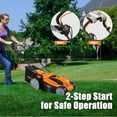 thumbnail image 5 of LawnMaster 16-Inch Corded Electric Lawn Mower, 12AMP, Folded, MEB1216K, 5 of 7