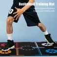 thumbnail image 2 of Basketball Footstep Training Mat Non Slip Regular Training System Blanket Dribble Silent Sports Auxiliary Props Basketball Training Equipment 76x106.7x0.2cm, 2 of 9