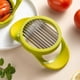 thumbnail image 4 of Pelador de verduras de acero inoxidable para cocina, cortador de fruta, mango ergonómico de ABS para pelar y cortar sin esfuerzo, 4 of 6