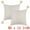 White, variant on Unique Bargains 4 Pcs Linen Fringe Cushion Cover Throw Pillow Covers with Tassel Design White 18" x 18"