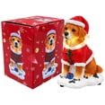 thumbnail image 3 of Christmas Golden Retriever Dog Figurine,Cute Lighted Puppy Statue with Santa Outfit,Warm LED Lights,Excellent Christmas Tabletop Decor for Indoor Home Party, 3 of 8