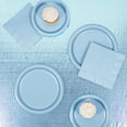 thumbnail image 3 of (2 pack) Blue Metallic Tablecloth 54" x 84" by Way to Celebrate, 3 of 6