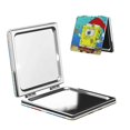 thumbnail image 1 of Zufioo SpongeBob SquarePants for Portable Pocket Makeup Mirror, Foldable Handheld Magnifying Beauty Mirror Suitable for Wallet Handbag for Women-Square, 1 of 9