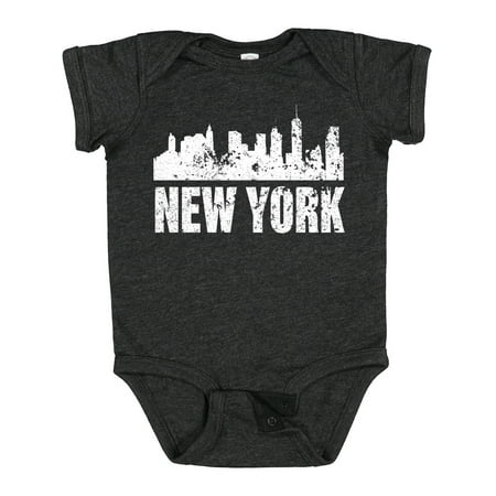 

Inktastic New York Skyline Grunge Boys or Girls Baby Bodysuit