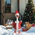 thumbnail image 6 of SSZMDLB under $5 Christmas Geese Outfits, Geese Statue Costume Yard Geese Clothes Hat, for Porch Garden Lawn Patio Decor, Weatherproof Outdoor Ornamental Attire, 6 of 6