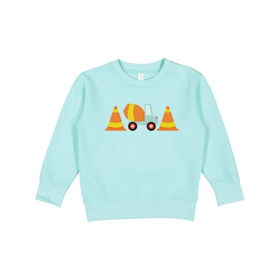 Inktastic Cement Mixer Construction Toddler Sweatshirt