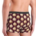 thumbnail image 4 of Men's Boxer Briefs, Golden Christmas Balls Soft Comfy Mens Underwear Boxer Briefs Breathable With Widen Waist, 4 of 7