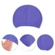 thumbnail image 3 of Gorro de natación de silicona impermeable con relieve morado de Bargains Únicos, 3 of 5