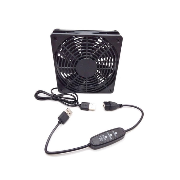 USB Fans for Cooling,-Quiet Router Cooling Base,Fan Cooler, Used for Cooling and Reducing the Temperature of Computers, Routers, Laptop and Electrical Appliances