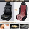 thumbnail image 5 of CHAQLIN Floral Print Car Front Seat Covers for Truck, Non‑Slip Airbag Compatible Car Seat Covers 2 Piece Polyester Vehicle Front Driver Seat Cover Pad, 5 of 7