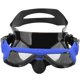 thumbnail image 2 of Gafas de cristal templado para esnórquel, correa de silicona ajustable, gafas de natación para buceo, 2 of 10