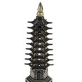 thumbnail image 4 of Estatua de bronce del metal Sunnimix Pagoda decoración del hogar, 4 of 8