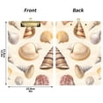 thumbnail image 5 of FORMRS Acrylic Clipboard with Low Profile Clip Standard A4 Letter Size, 12.5" x 9", Beige Watercolor Seashells, 5 of 8