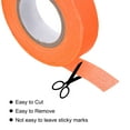 thumbnail image 4 of Uxcell 2Rolls 0.6inch x 32.8feet Neon Gaffers Cloth Tape Glow in the Dark Tape, Orange, 4 of 5