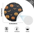 thumbnail image 4 of Adorable Pumpkin Lantern 6-Piece 15.4in Durable PVC Plate Mats, Heat-Resistant for Parties and Dining, 4 of 7