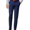 thumbnail image 2 of Ryan Seacrest Mens Solid Modern Fit Dress Pants Slacks, Blue, 30W x 32L, 2 of 3