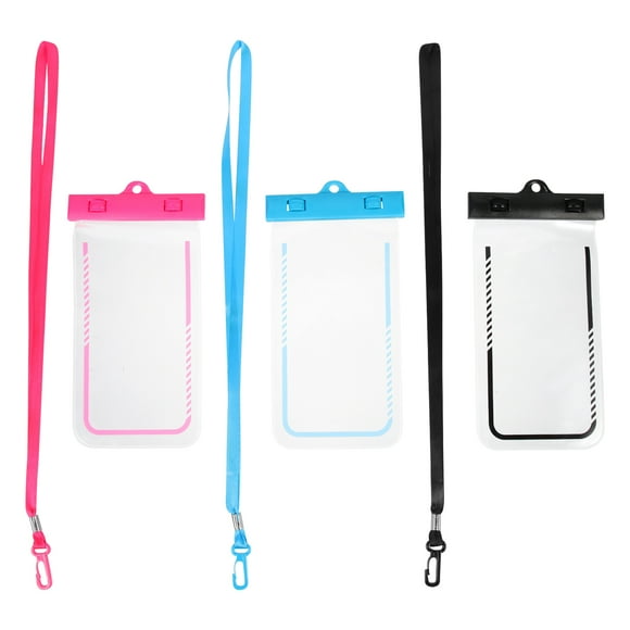 EeaseMX 3 juegos de fundas impermeables para teléfono móvil, a prueba de polvo y con pantalla táctil