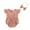 Dark Pink, variant on Musuos Baby Girls Summer Rompers 3M 6M 12M 18M Flying Sleeve Crew Neck Floral Bodysuit with Headband