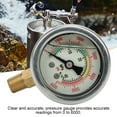 thumbnail image 4 of Automotive Vacuum Gauge, Easy To Read Vacuum Pressure Gauge Luminous  For 40MPA High Pressure Inflator, 4 of 8