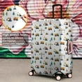 thumbnail image 4 of Cartoon Construction Vehicles Cranes Luggage Cover Fashion Suitcase Cover Baggage Covers Fit 25-28 Inch Luggage (Go Travel), 4 of 5