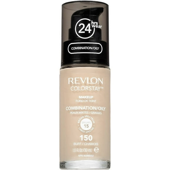 Revlon Colorstay Makeup For Combination/Oily Skin, Buff [150] 1 oz (Pack of 2)