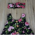 thumbnail image 7 of Kiapeise Cute Newborn Baby Girl Floral Print Dress Summer Sleeveless Sundress Princess Party Clothes, 7 of 7