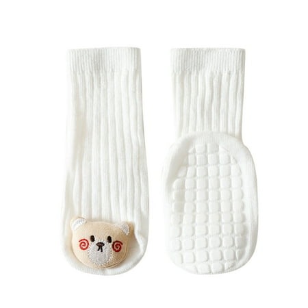 

Socks For Kids Baby Infants Toddlers Girls Mid Calf Length Socks Antislip 1Pair Sock Shoes Baby Boys Girls Slippers Socks First Walkers