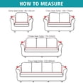 thumbnail image 7 of CJC Stretch Sofa Slipcover Printed Couch Cover Fitted Furniture Protector Universal  Non Slip Sofa Covers with 1 Pillowcase for 1/2/3/4 Seaters, 7 of 7