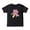 Black#389, variant on LIIPEE Boys Girls Tops Cartoon Bowknot Pencil Printed Short Sleeve Round Neck Tshirt Top Versatile Birthday Tee,Black,4-5 Years