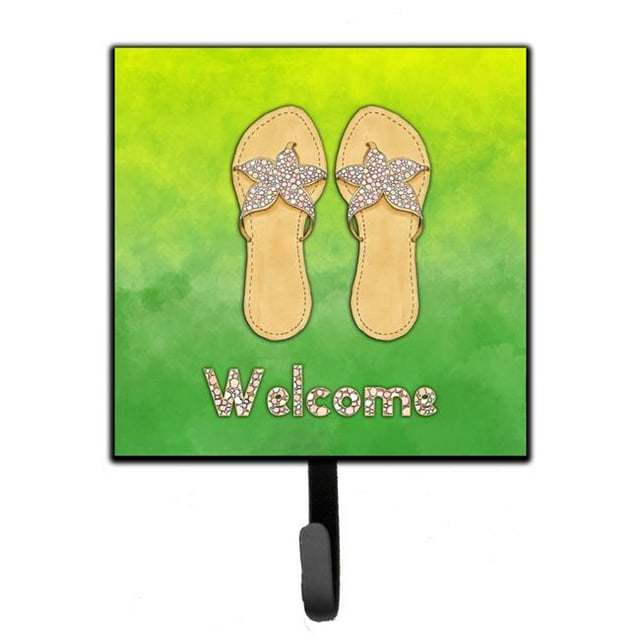 Carolines Treasures BB7454SH4 Flip Flops Welcome Leash or Key Holder