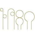 thumbnail image 3 of WinWay Plant Climbing Frame Creative Potted Plant Support Climbing Frame Iron Fixed Rod,Four sets of gold, 3 of 10