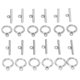 thumbnail image 2 of Jewelry DIY Round Toggle Clasps Stainless Steel T-Bar Clasps for Necklace Making Steel Color, 2 of 5